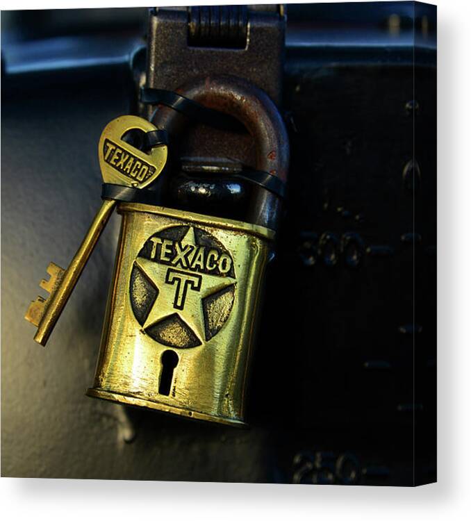 Texaco lock and key by David Lee Thompson