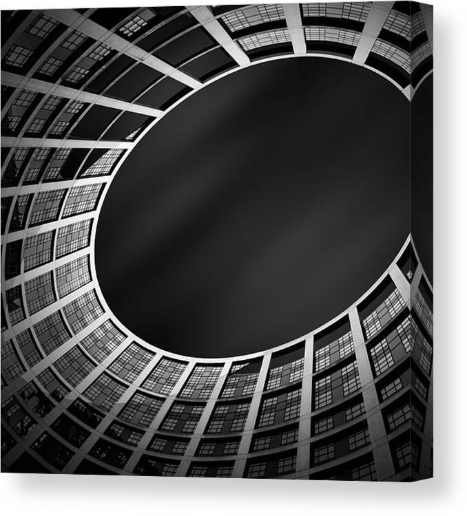 France Canvas Print featuring the photograph The Eye by Olivier Schwartz