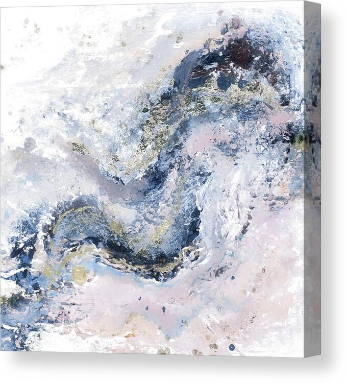 Tierra Canvas Print featuring the painting Tierra Azul by Patricia Pinto