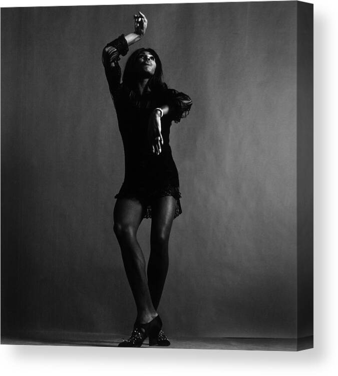 Tina Turner Canvas Print featuring the photograph Tina Turner by Jack Robinson