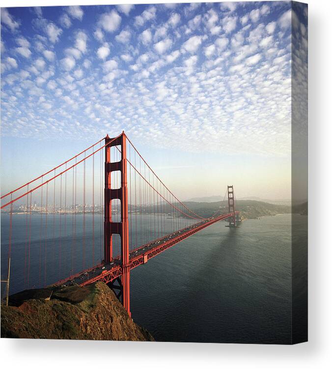 San Francisco Canvas Print featuring the photograph Usa, California, San Francisco, Golden by Kim Steele