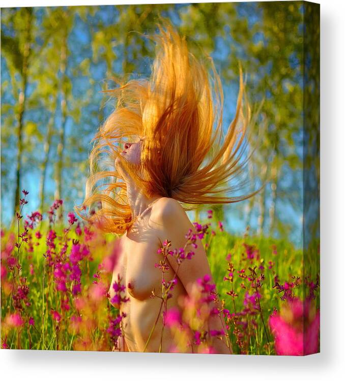 Summer Canvas Print featuring the photograph Violence Of Colours by Dmitry Laudin