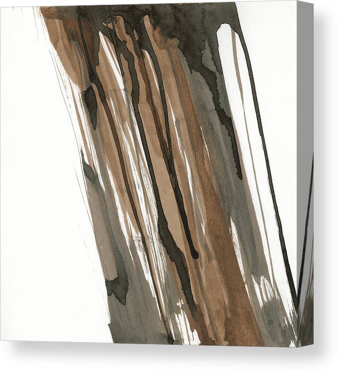 Abstract Canvas Print featuring the painting Walnut Falls I by Chris Paschke