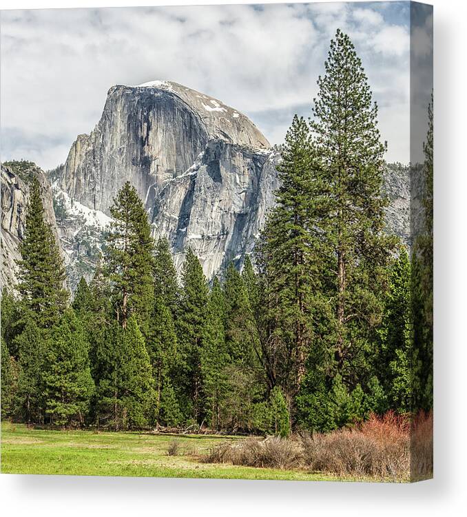  Canvas Print featuring the photograph Yosemite from Cook's Meadow by Bruce McFarland