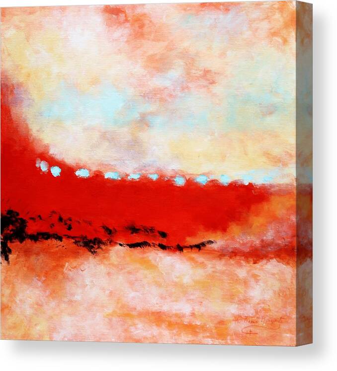 Southwest Canvas Print featuring the painting Ancient Dreams by M Diane Bonaparte