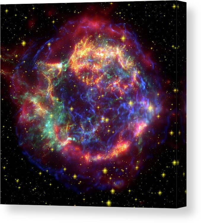 Nasa Canvas Print featuring the photograph Cassiopeia A #1 by Nasa