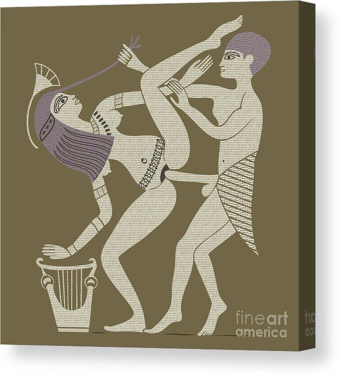 Sex In The Ancient World Egyptian Erotica - Erotic Art of Ancient Egypt Canvas Print / Canvas Art by Michal Boubin -  Fine Art America