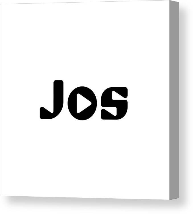 Jos Canvas Print featuring the digital art Jos #1 by TintoDesigns