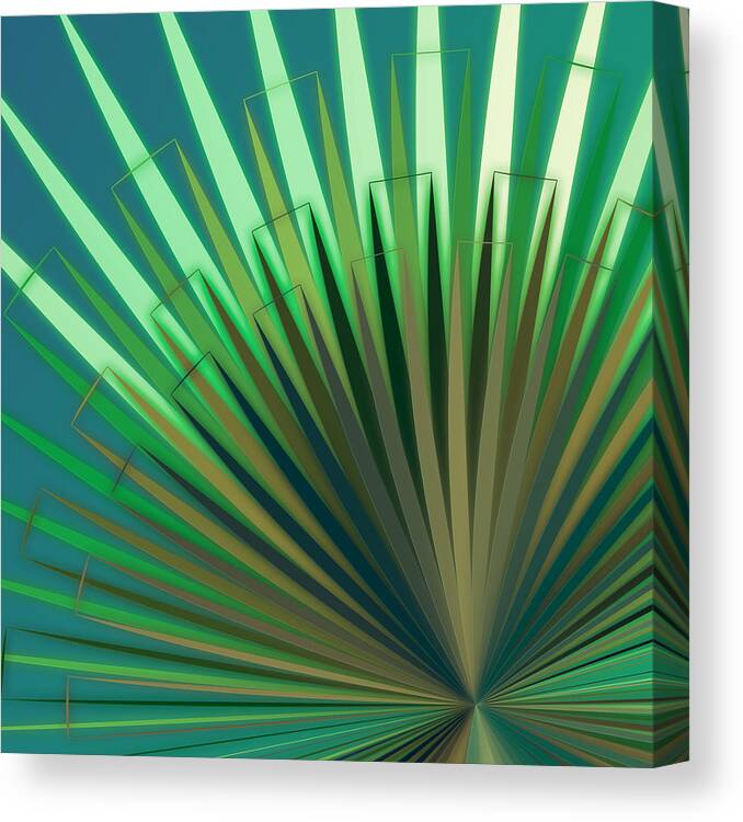 Abstract Canvas Print featuring the digital art Pattern 41 by Marko Sabotin