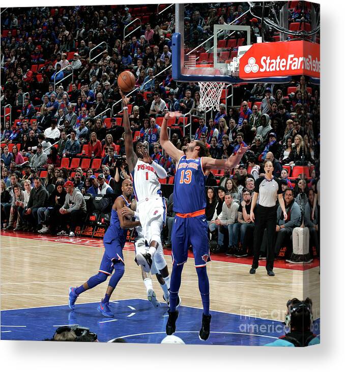 Nba Pro Basketball Canvas Print featuring the photograph Reggie Jackson by Brian Sevald
