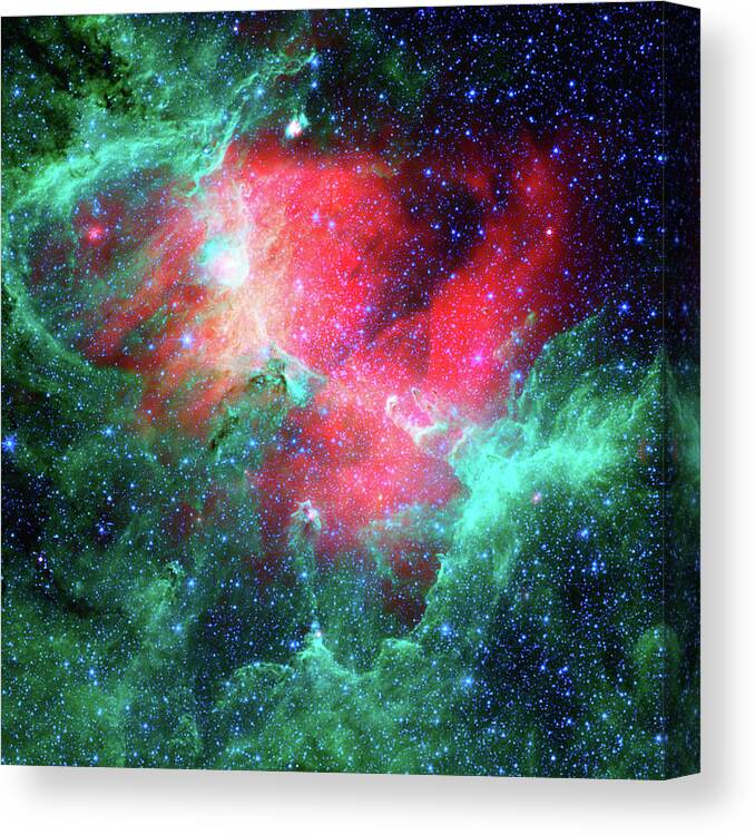 Photography Canvas Print featuring the photograph The Eagle Nebula #1 by Nasa