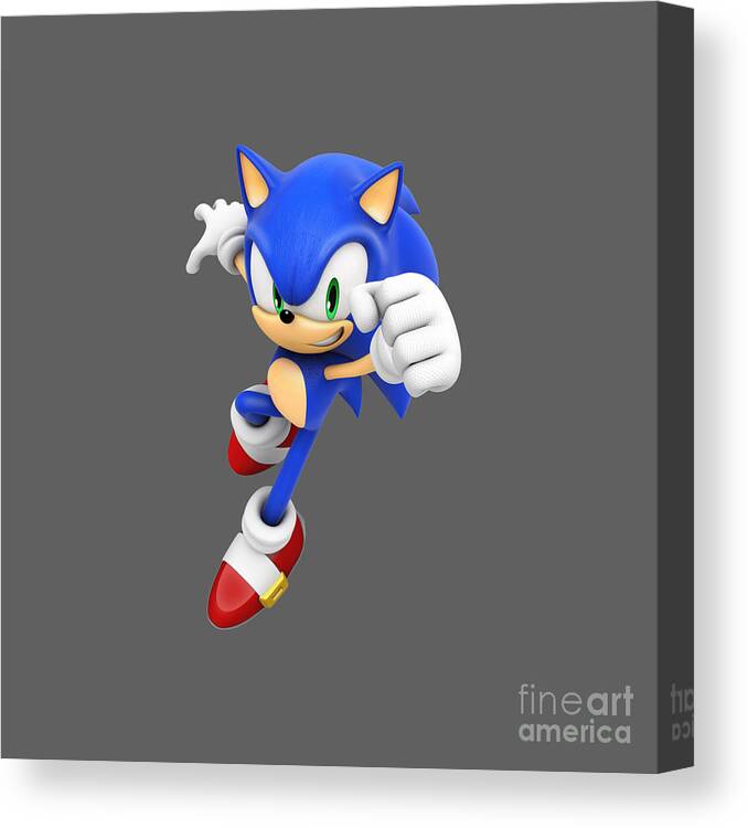 Classic Sonic the Hedgehog Art Print 