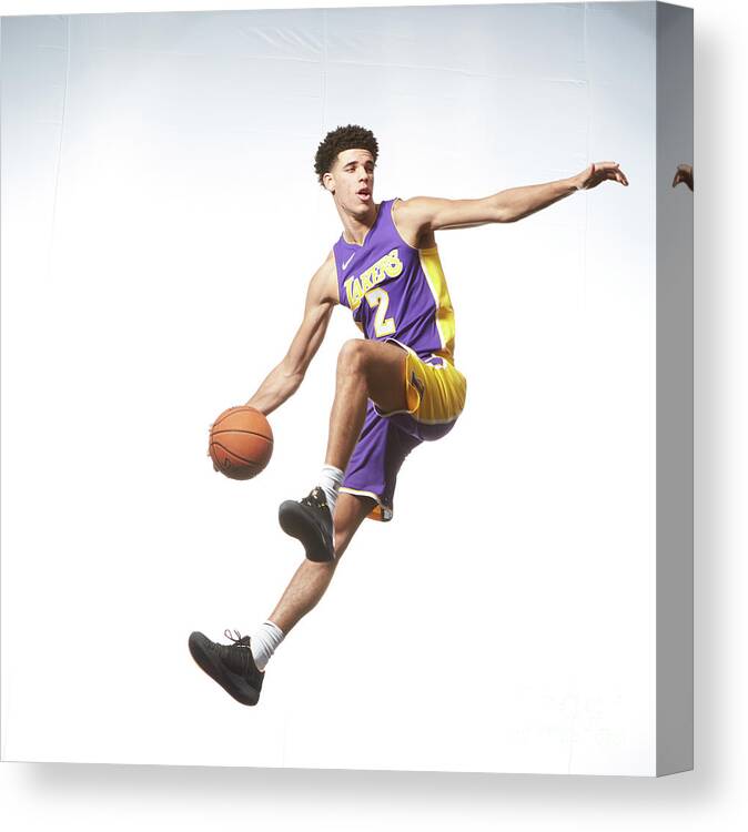 Lonzo Ball Canvas Print featuring the photograph Lonzo Ball by Nathaniel S. Butler