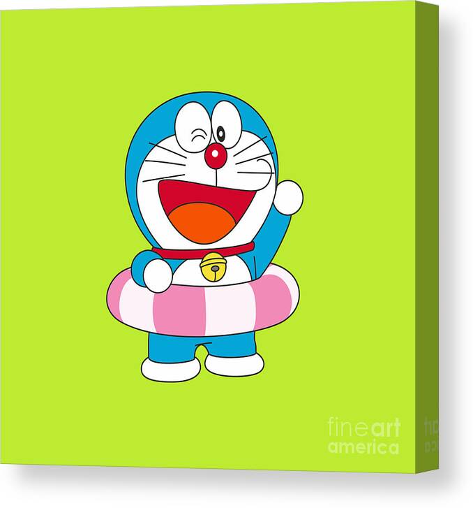 Doraemon Canvas Print / Canvas Art by Saiful Saefullah - Fine Art America