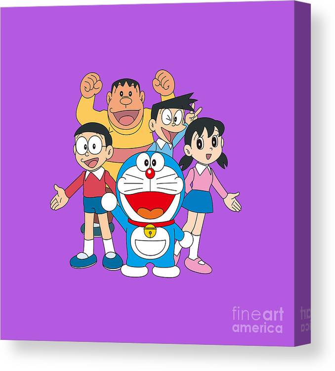 Doraemon Canvas Print / Canvas Art by Saiful Saefullah - Pixels Canvas  Prints