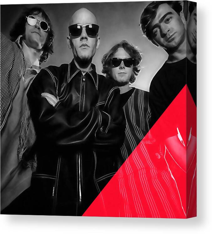 R.e.m. Canvas Print featuring the mixed media R.E.M. Collection #5 by Marvin Blaine