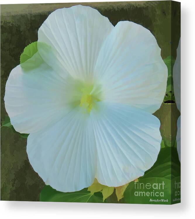 Hibiscus Canvas Print featuring the photograph A Perfect Welcome by Roberta Byram