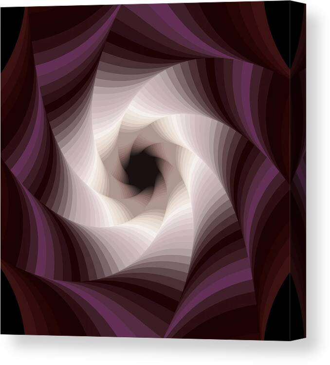 Vic Eberly Canvas Print featuring the digital art A Rose Arose by Vic Eberly