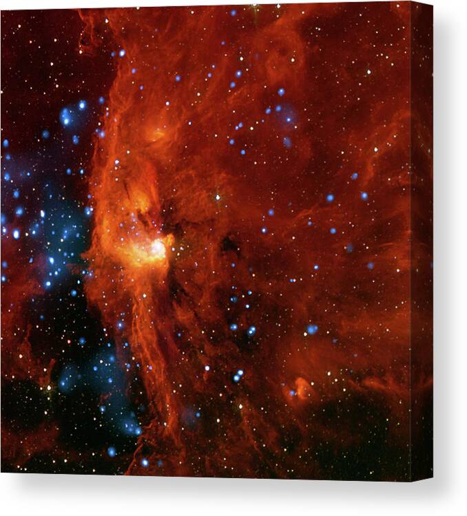 Photography Canvas Print featuring the photograph A Star is Born by Nasa