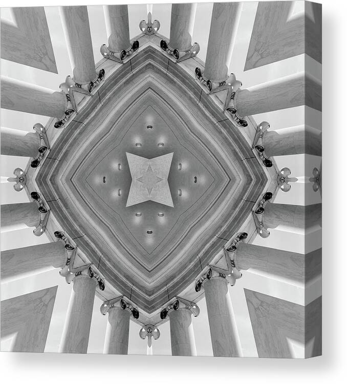 Pillars Canvas Print featuring the photograph Abstract Columns 27 by Mike McGlothlen