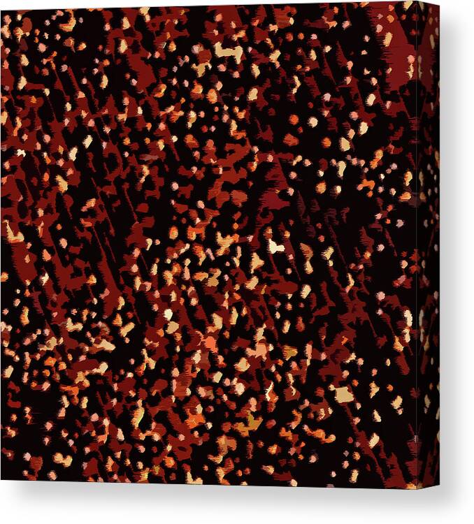 Abstract Canvas Print featuring the digital art Abstract Print by Sand And Chi