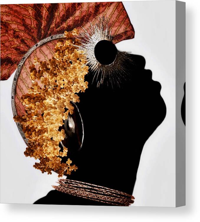 Protector Canvas Print featuring the digital art Asim by Canessa Thomas