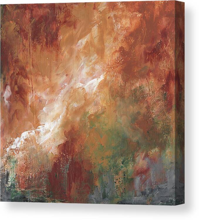 Abstract Canvas Print featuring the painting Autumn Passage by Jai Johnson