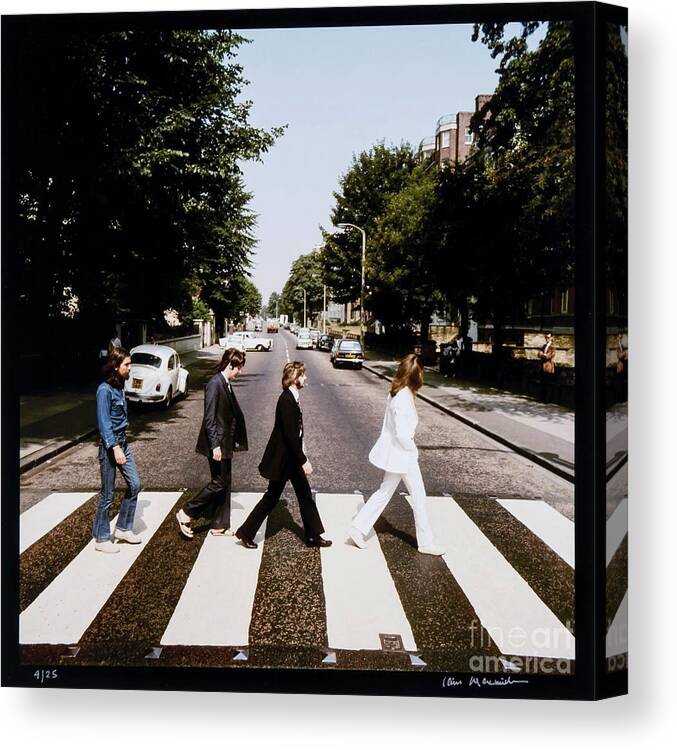 Beatles Canvas Print featuring the photograph Beatles Album Cover by Action