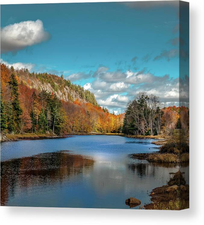 Below Bald Mountain Canvas Print featuring the photograph Below Bald Mountain by David Patterson