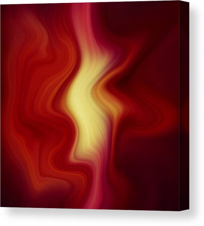  Canvas Print featuring the digital art Bonded by Nancy Levan