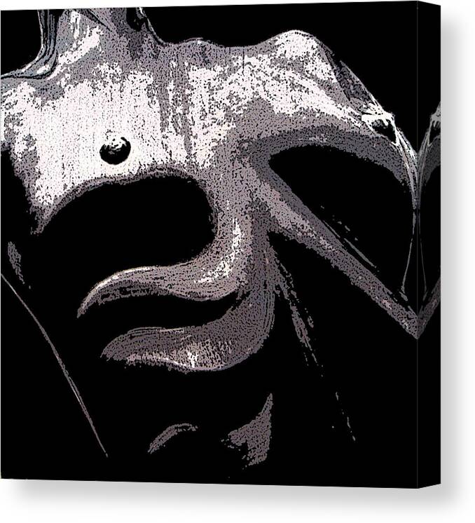 Breasts Canvas Print featuring the digital art Breast by Culture Cruxxx