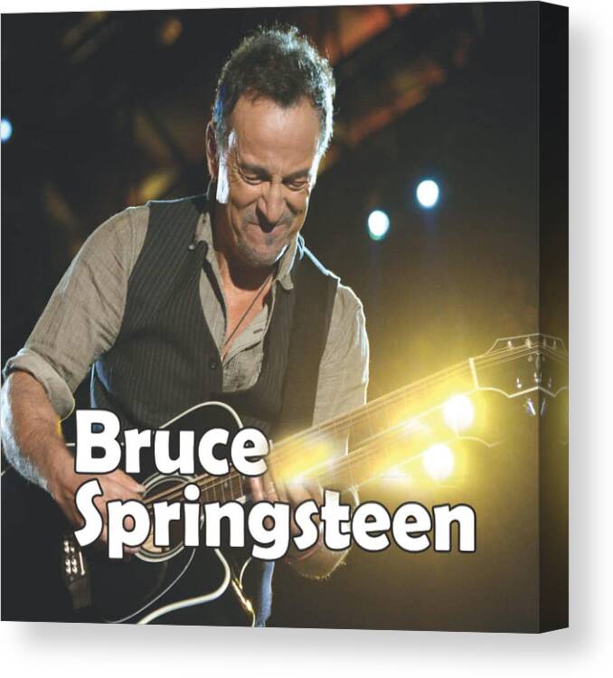 Bruce Springsteen 2022 Canvas Print featuring the digital art Bruce Springsteen 2022 by Bruce Springsteen