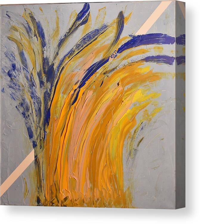 Colorado Canvas Print featuring the painting Bursting by Pam O'Mara