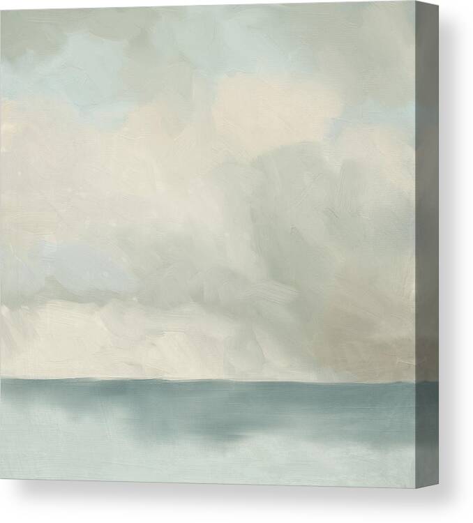 Ocean Canvas Print featuring the digital art Calm Seas by Shawn Conn
