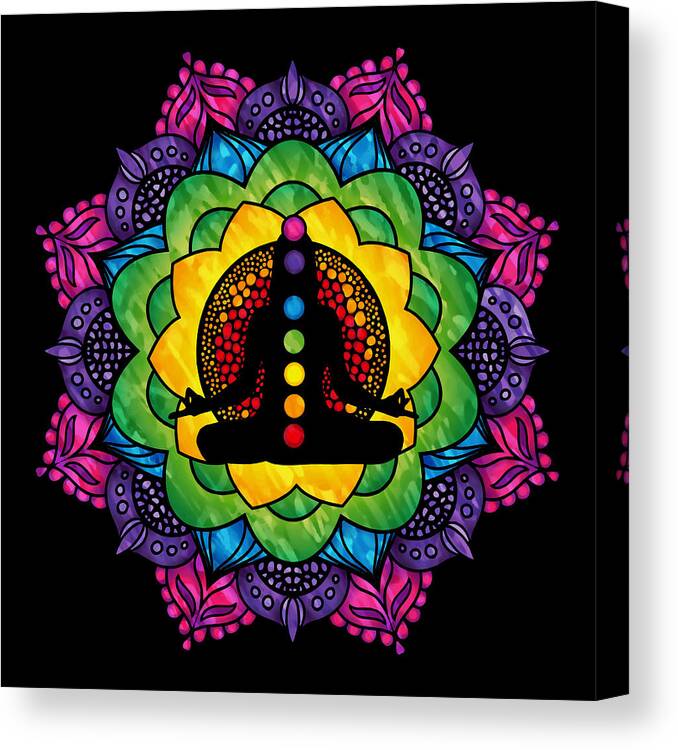 7 Chakra Acrylic Yoga Meditation Wall Hanging by Our Online Decor