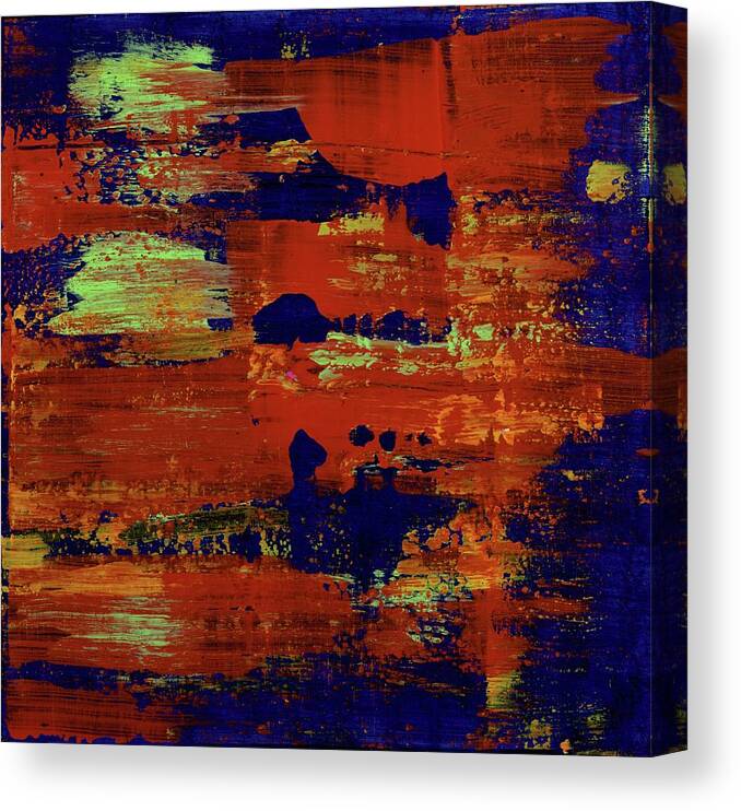 Contemporary Canvas Print featuring the painting Change of Pace 4 by Angela Bushman