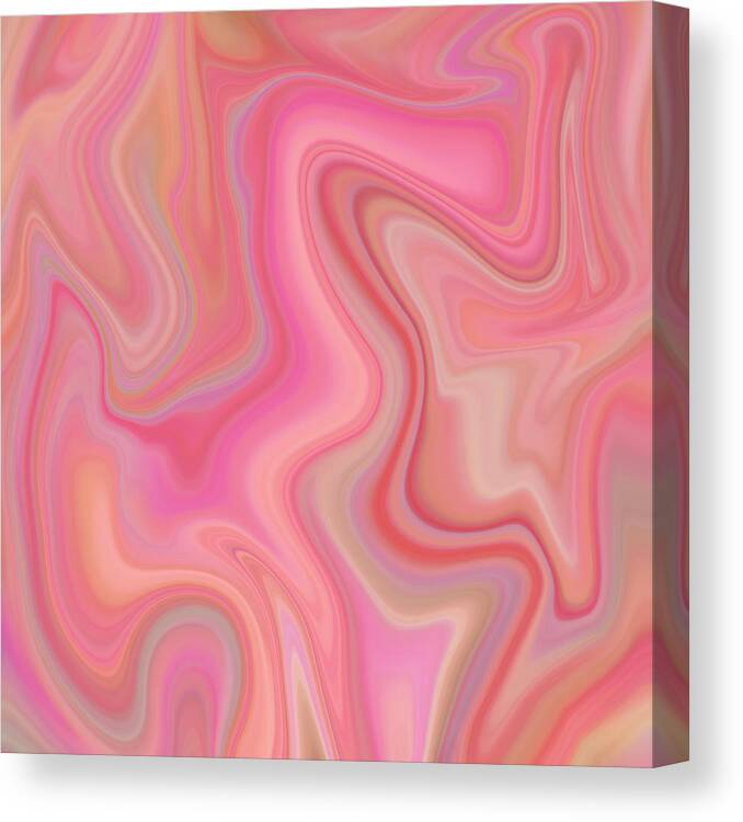  Canvas Print featuring the digital art Charmed by Nancy Levan
