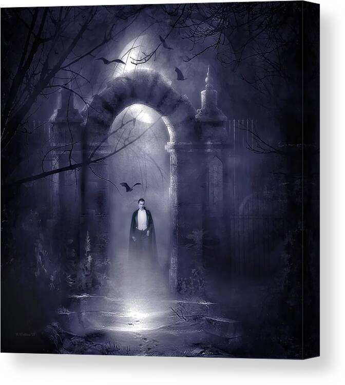 2d Canvas Print featuring the digital art Children Of The Night by Brian Wallace