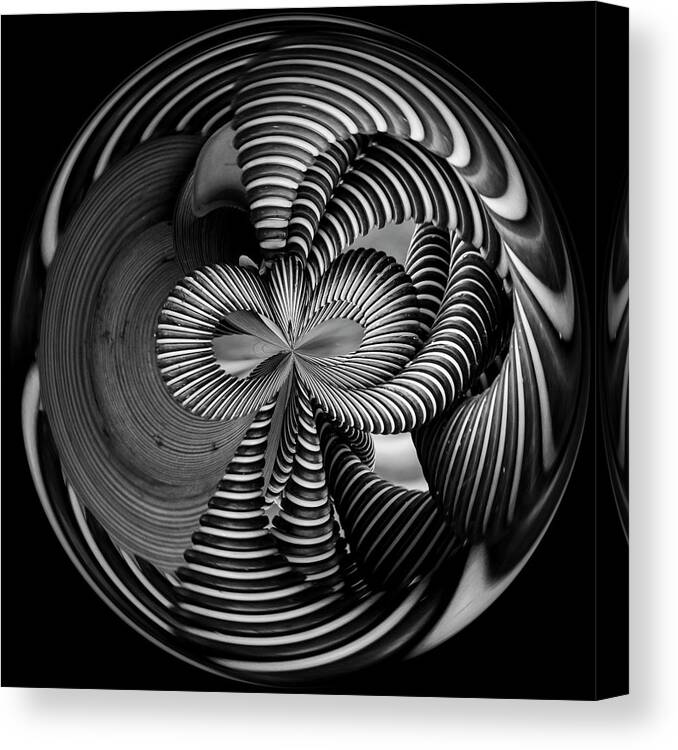 Orb Canvas Print featuring the photograph Coils by Cathy Kovarik