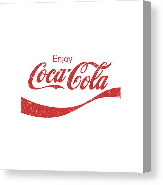 Coke Canvas Print featuring the digital art Cola coke by Rigga Spoot