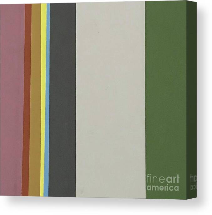 Original Art Work Canvas Print featuring the mixed media Color Illusion #7 by Theresa Honeycheck