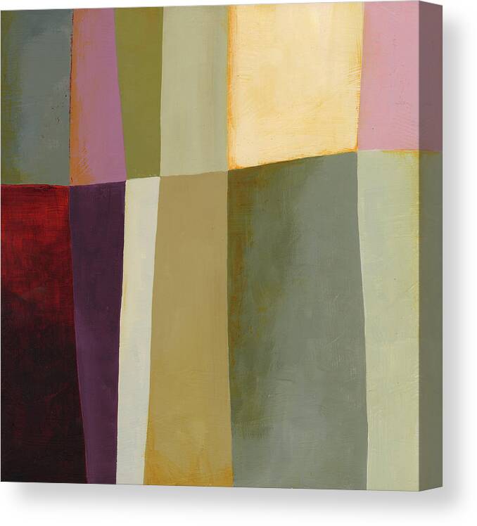 Abstract Art Canvas Print featuring the painting Common Thread #13 by Jane Davies