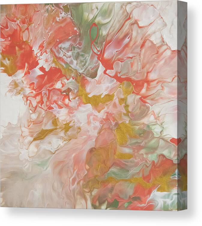 Coral Canvas Print featuring the mixed media Coral 1 by Aimee Bruno