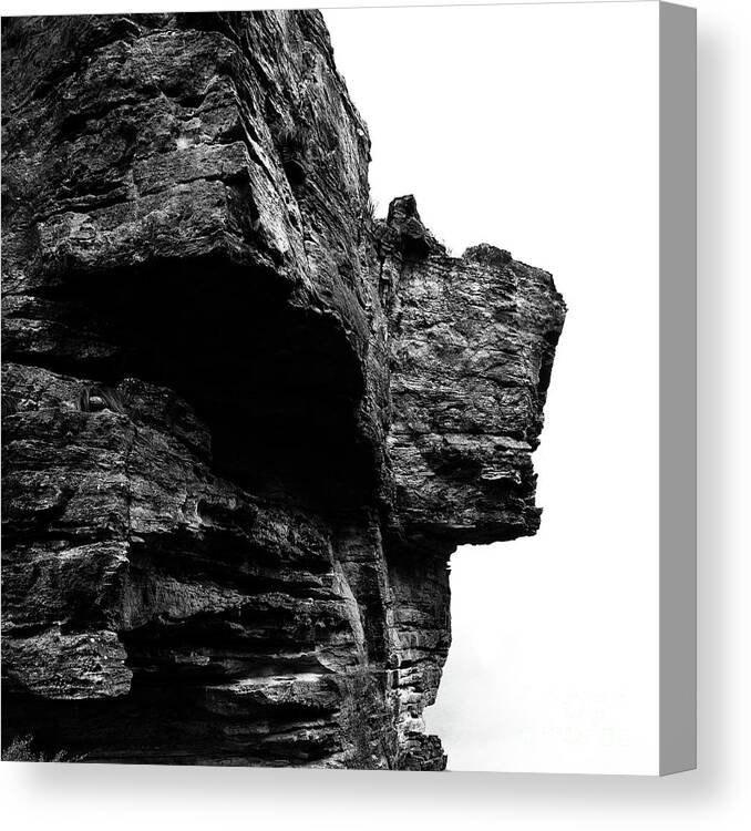 Hill Canvas Print featuring the photograph Crag by Russell Brown