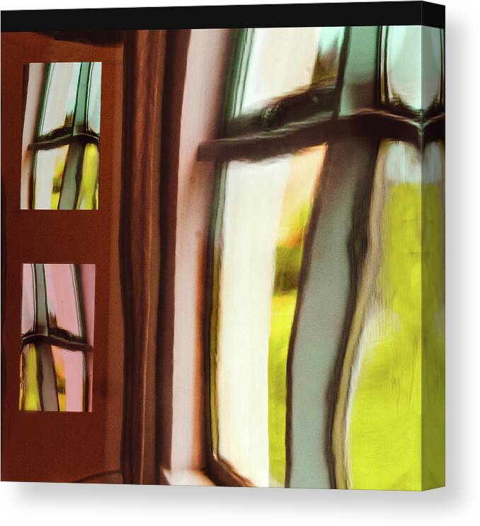 Windows Canvas Print featuring the photograph Crossbows by Edward Shmunes