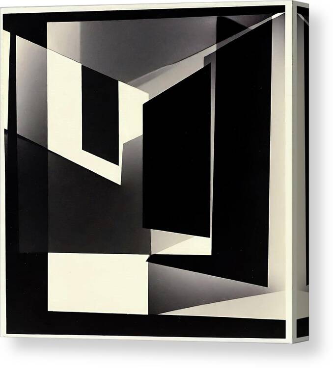 Art Canvas Print featuring the digital art Cube - No.3 by Fred Larucci