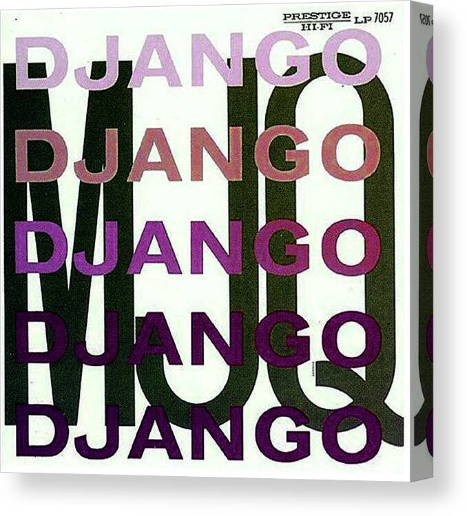 Django Canvas Print featuring the photograph Django by Imagery-at- Work