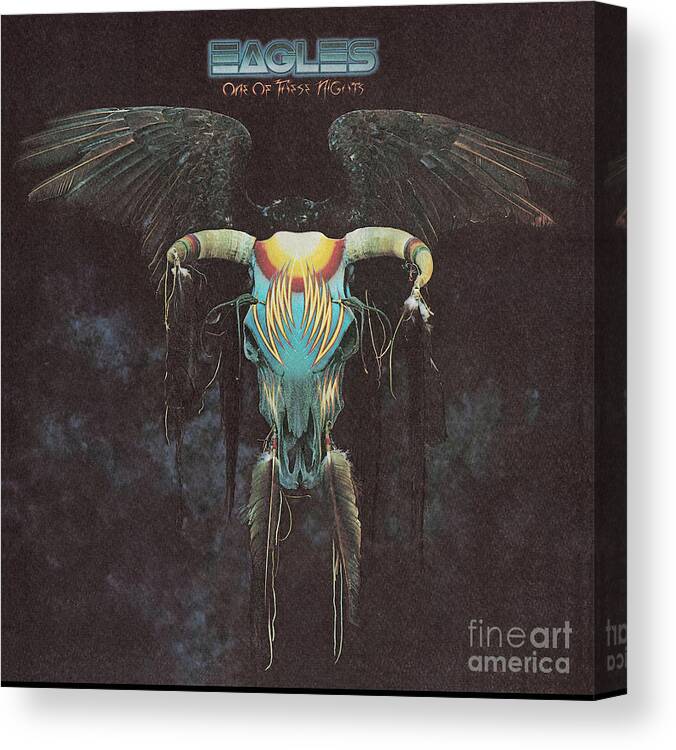 Eagles Canvas Print featuring the photograph Eagles Album Cover by Action