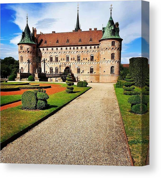 Castle Canvas Print featuring the photograph Fairy Tale Castle by Andrea Whitaker