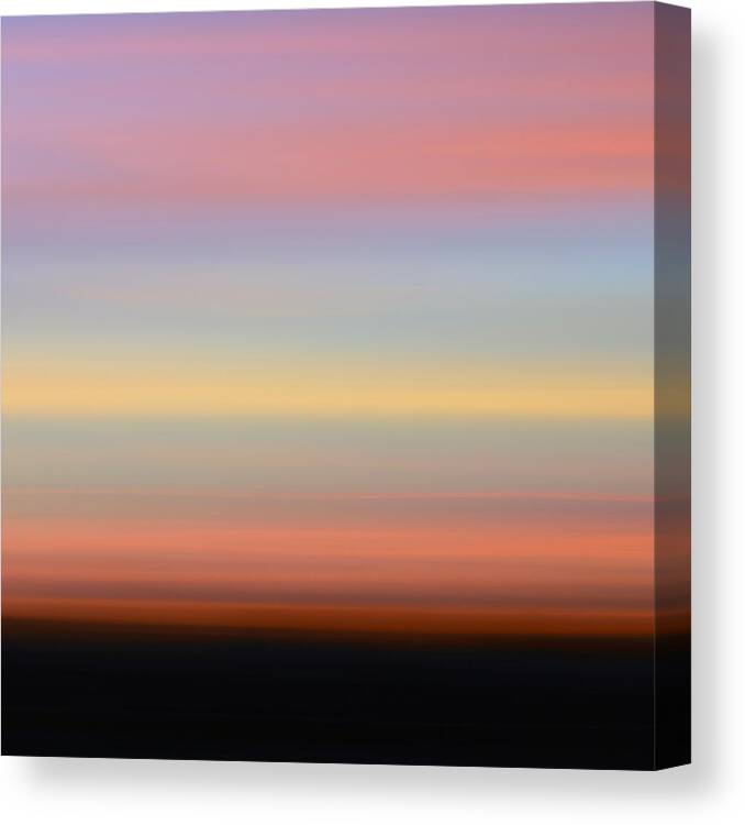 Abstract Canvas Print featuring the painting First Kiss by Laura Fasulo